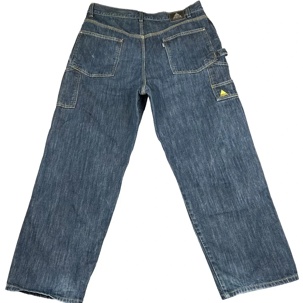 VTG Levi's SilverTab Carpenter Jeans 38x32 Dark Wash Baggy 90s Y2K Skater